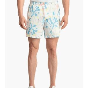 Birddogs Shorts Lined Tie Dye Elastic Waist Drawstring Mens XL
